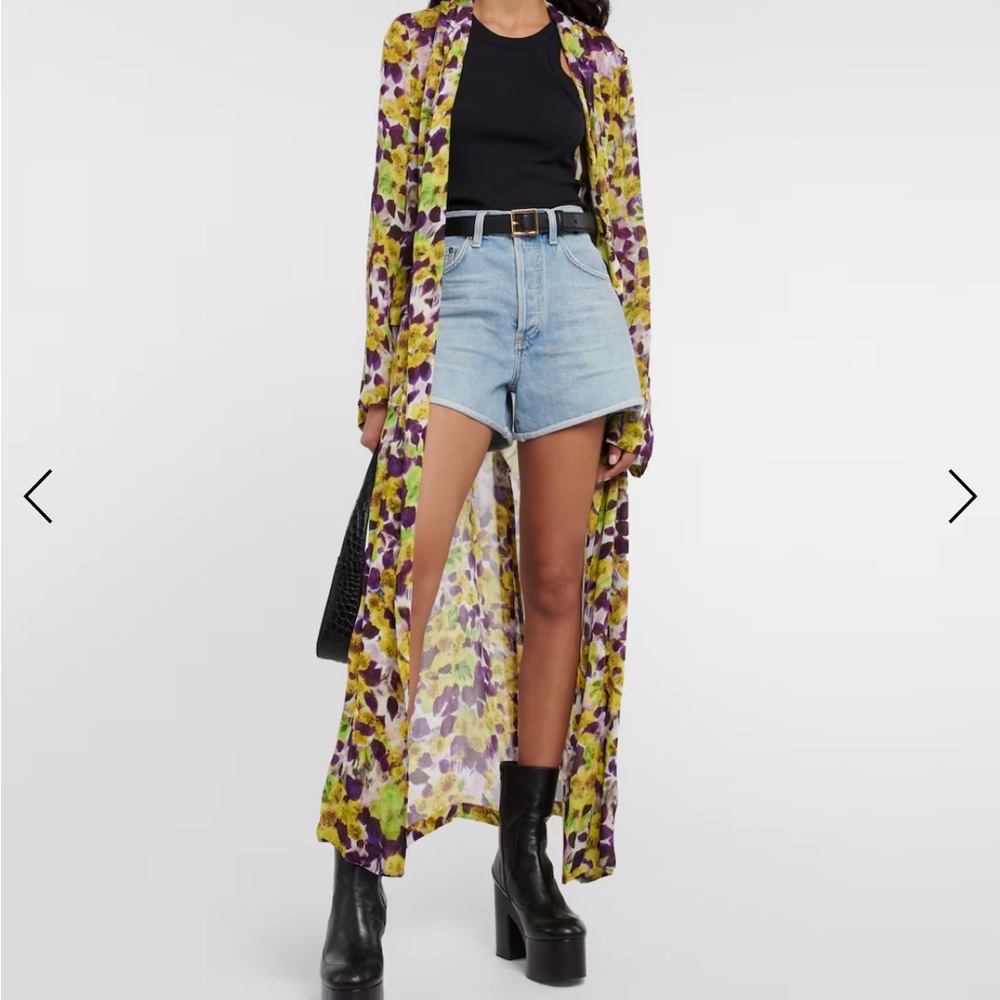 Agolde Dee High Rise Rolled Hem Shorts